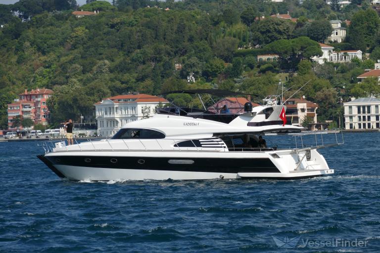 kaderim 5 (Pleasure craft) - IMO , MMSI 271041474, Call Sign YM6106 under the flag of Turkey