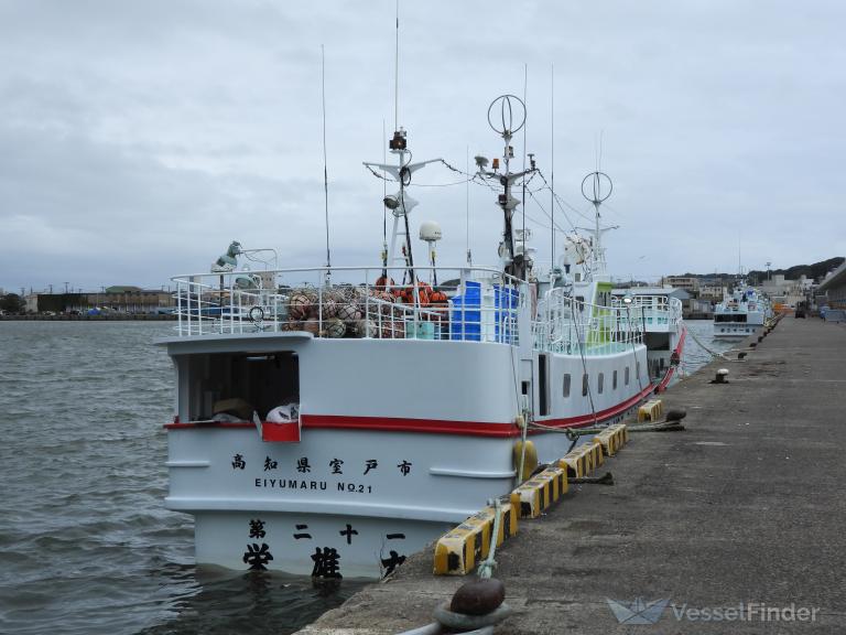 eiyumaru no.21 (Fishing vessel) - IMO , MMSI 431501689 under the flag of Japan
