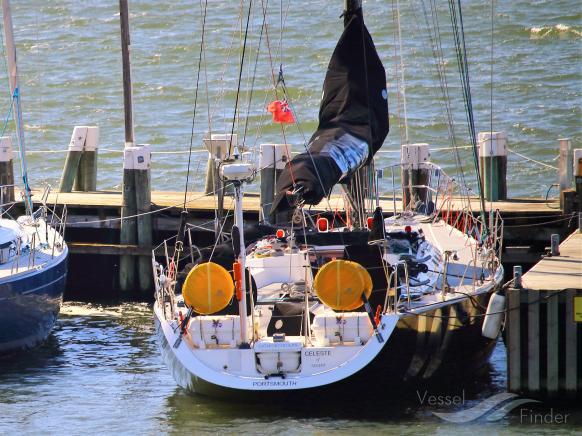 celeste of solent (Sailing vessel) - IMO , MMSI 235031438, Call Sign MBGX2 under the flag of United Kingdom (UK)