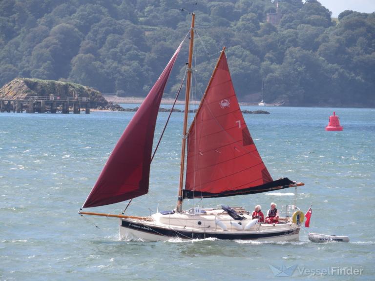cariad (Sailing vessel) - IMO , MMSI 235085314, Call Sign 2EIA2 under the flag of United Kingdom (UK)