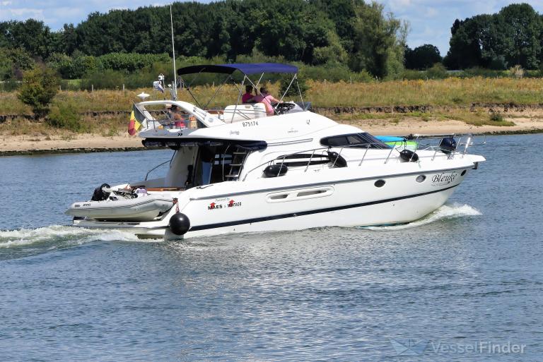 bleuke (Pleasure craft) - IMO , MMSI 205478530, Call Sign OP4785 under the flag of Belgium