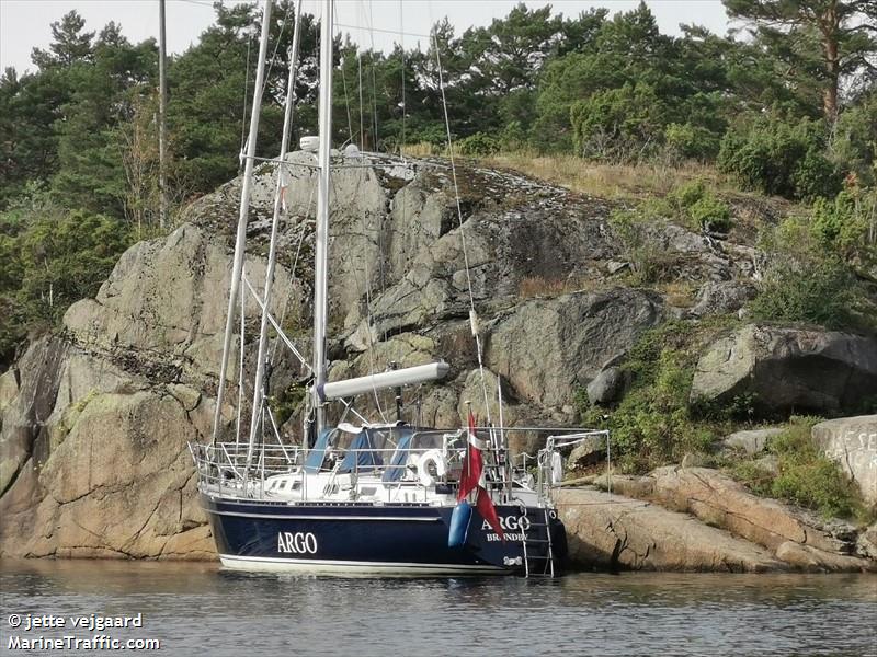 argo (Sailing vessel) - IMO , MMSI 219026400, Call Sign XPH5109 under the flag of Denmark