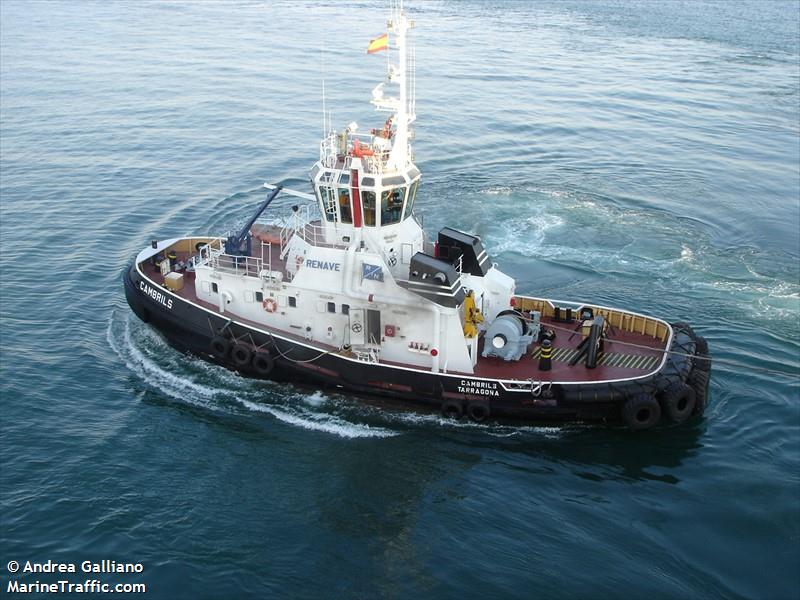 cambrils (Tug) - IMO 9289283, MMSI 224104460, Call Sign ECDU under the flag of Spain