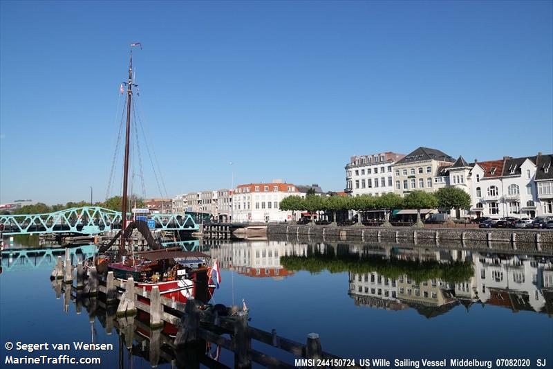 us wille (Sailing vessel) - IMO , MMSI 244150724, Call Sign PG6313 under the flag of Netherlands