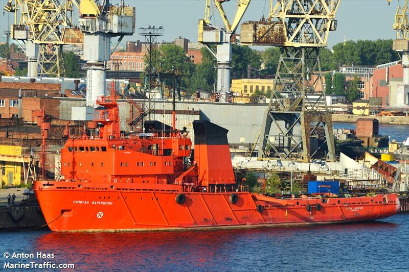 kapitan martyshkin (Offshore Tug/Supply Ship) - IMO 8418435, MMSI 273131000, Call Sign UAKK under the flag of Russia