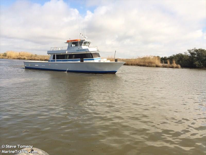 louisiana (Fishing vessel) - IMO , MMSI 367030940, Call Sign WCQ6488 under the flag of United States (USA)