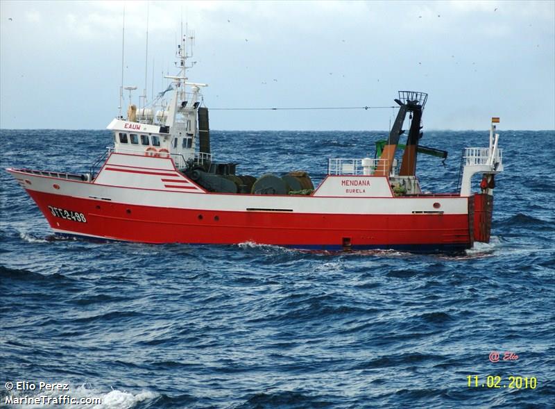 mendana (Fishing Vessel) - IMO 9208930, MMSI 224216220, Call Sign EAUW under the flag of Spain