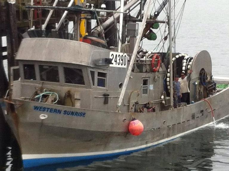 western sunrise (Fishing vessel) - IMO , MMSI 316009582 under the flag of Canada