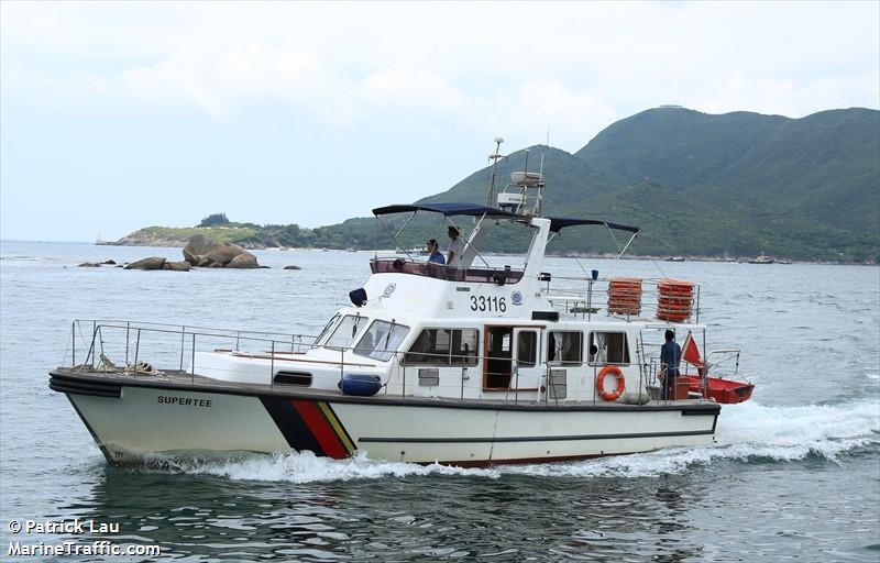 supertee (Pleasure craft) - IMO , MMSI 477991406, Call Sign VRS7671 under the flag of Hong Kong
