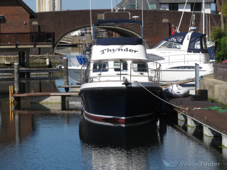 thunder (Pleasure craft) - IMO , MMSI 232033459, Call Sign MIRT2 under the flag of United Kingdom (UK)