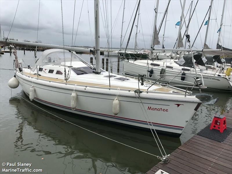 manatee (Sailing vessel) - IMO , MMSI 244002375, Call Sign PH7431 under the flag of Netherlands