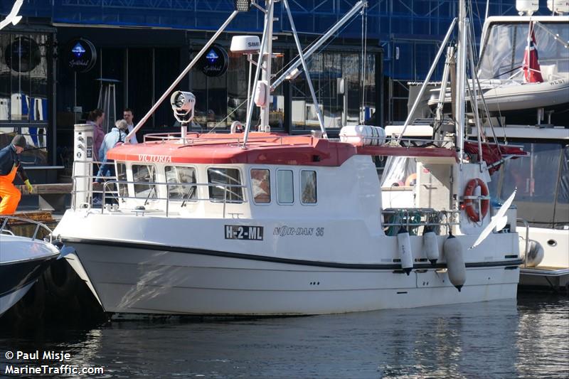 victoria (Fishing vessel) - IMO , MMSI 257086870, Call Sign LF6549 under the flag of Norway