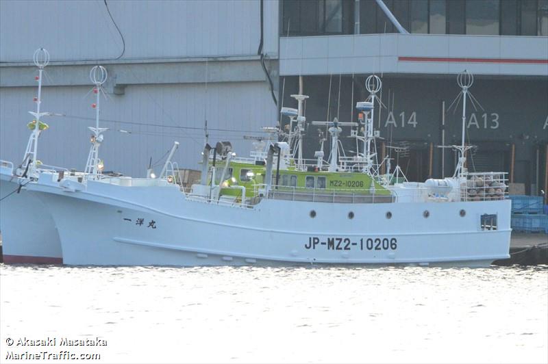 kennyoumaru (Fishing vessel) - IMO , MMSI 431602204 under the flag of Japan