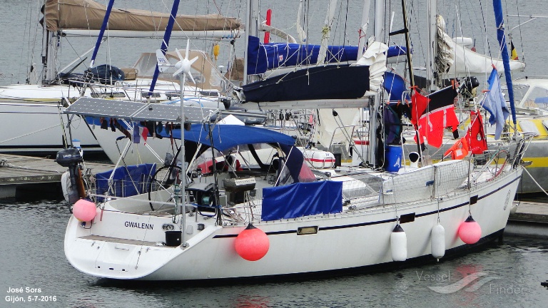 gwalenn (Sailing vessel) - IMO , MMSI 227198420, Call Sign FQ2578 under the flag of France