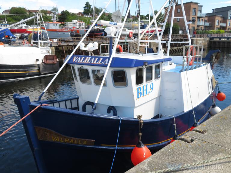 valhalla (Fishing vessel) - IMO , MMSI 235105933, Call Sign 2HDL5 under the flag of United Kingdom (UK)