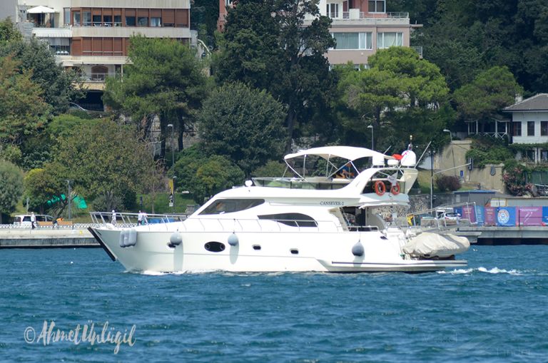 cansever 2 (Pleasure craft) - IMO , MMSI 271045817, Call Sign YMA3987 under the flag of Turkey