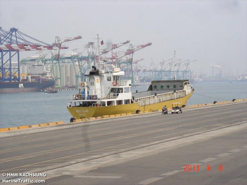 great glory (General Cargo Ship) - IMO 8864971, MMSI 312234000, Call Sign V3RN7 under the flag of Belize