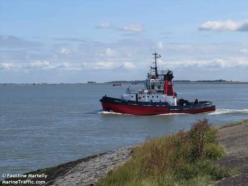 union 11 (Tug) - IMO 9120190, MMSI 205233000, Call Sign ORKQ under the flag of Belgium