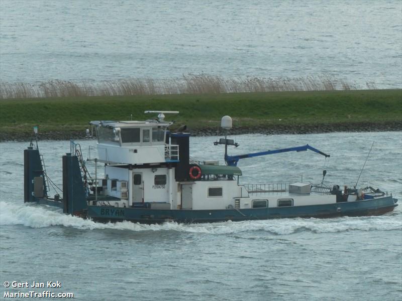 bryan (Cargo ship) - IMO , MMSI 205238790, Call Sign PH4345 under the flag of Belgium