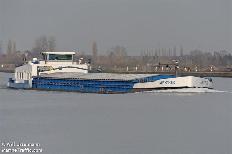 mentor (Cargo ship) - IMO , MMSI 205349690, Call Sign OT3496 under the flag of Belgium