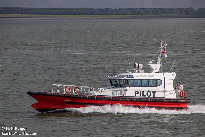 raan (Pilot Vessel) - IMO 9680140, MMSI 205650000, Call Sign ORBX under the flag of Belgium