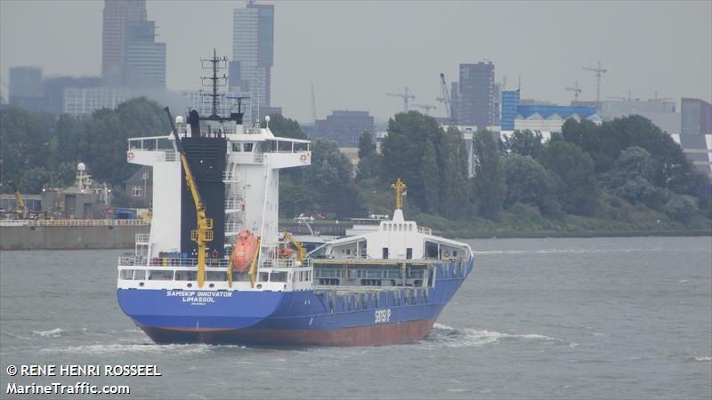 samskip innovator (Container Ship) - IMO 9436214, MMSI 209361000, Call Sign 5BEX3 under the flag of Cyprus