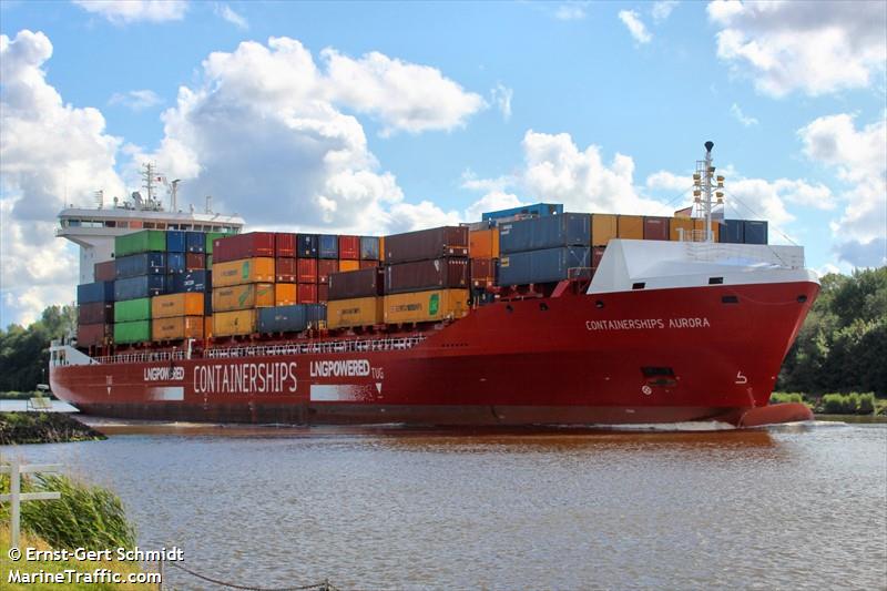 containershipsaurora (Container Ship) - IMO 9814014, MMSI 209659000, Call Sign 5BGU5 under the flag of Cyprus