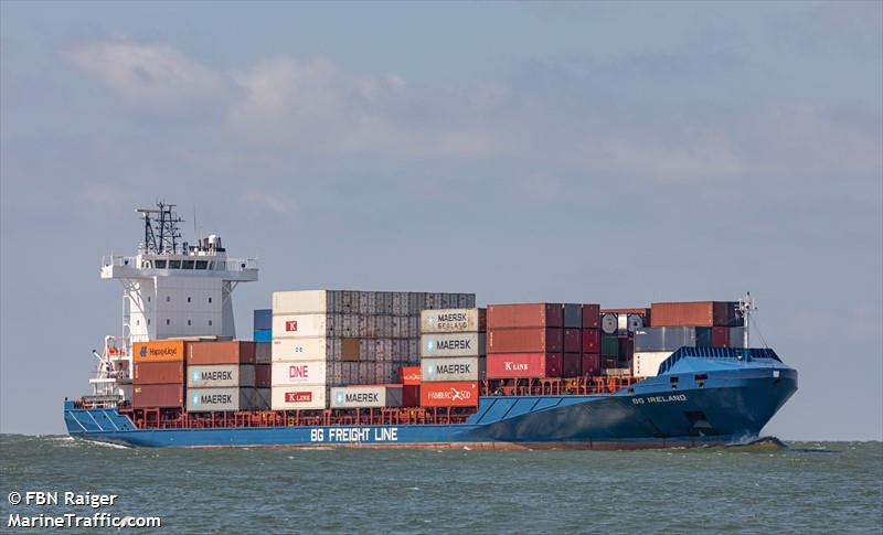 bg ireland (Container Ship) - IMO 9355446, MMSI 209719000, Call Sign 5BBU3 under the flag of Cyprus