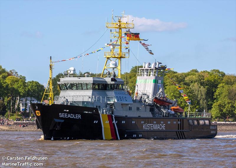 seeadler (Fishing Support Vessel) - IMO 9191541, MMSI 211316340, Call Sign DBFC under the flag of Germany