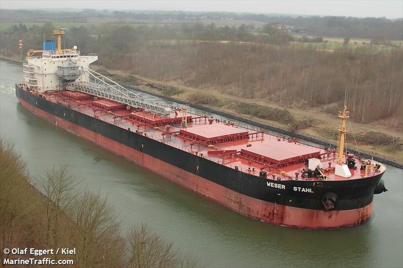 weser stahl (Self Discharging Bulk Carrier) - IMO 9186687, MMSI 212848000, Call Sign P3LS8 under the flag of Cyprus