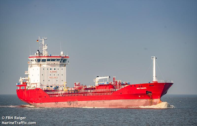 med tuncer (Chemical/Oil Products Tanker) - IMO 9830599, MMSI 215033000, Call Sign 9HA4930 under the flag of Malta