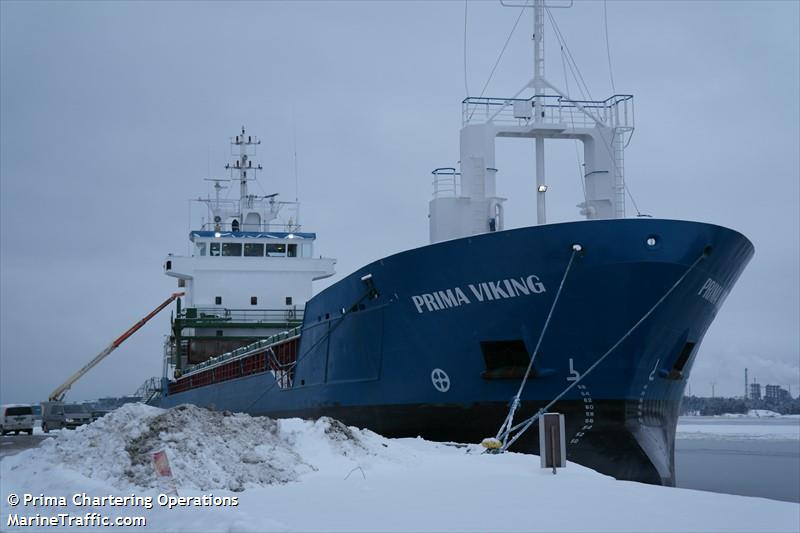 prima viking (General Cargo Ship) - IMO 9195810, MMSI 230011000, Call Sign OJOX under the flag of Finland