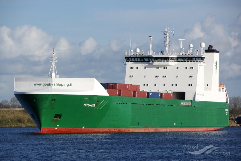 misida (Ro-Ro Cargo Ship) - IMO 9348948, MMSI 230995000, Call Sign OJNC under the flag of Finland