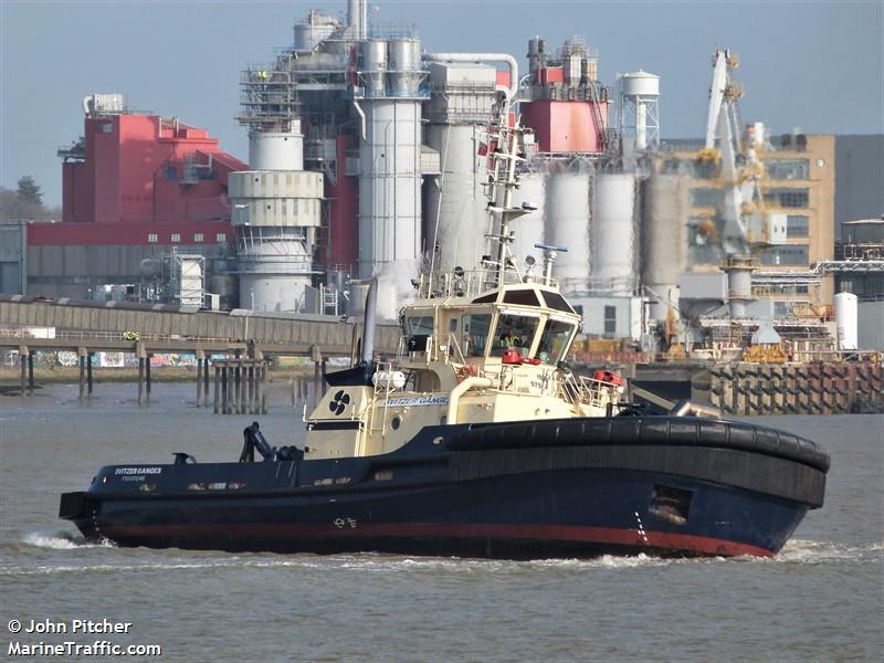 svitzer ganges (Tug) - IMO 9756468, MMSI 232007488, Call Sign MAW08 under the flag of United Kingdom (UK)