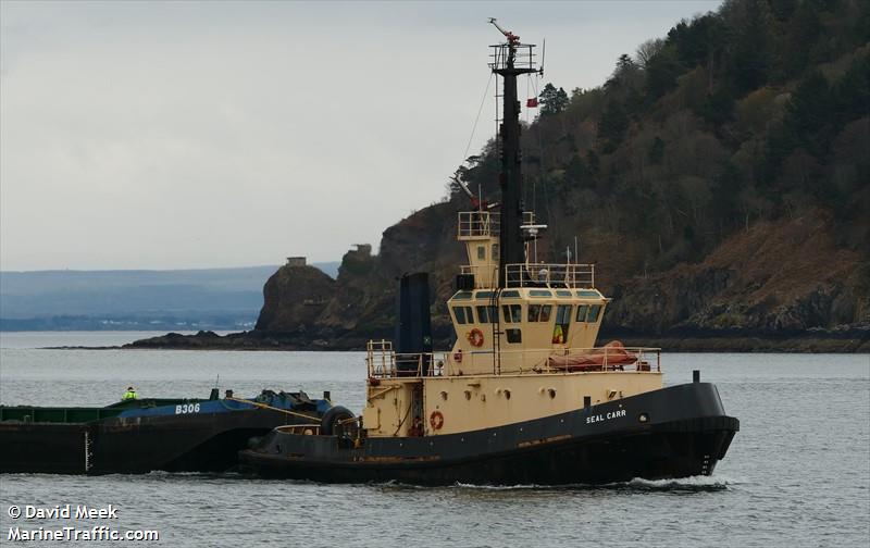 seal carr (Tug) - IMO 8208828, MMSI 235040683, Call Sign GDDT under the flag of United Kingdom (UK)