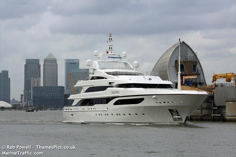 seanna (Yacht) - IMO 1011501, MMSI 235088016, Call Sign 2ETL3 under the flag of United Kingdom (UK)