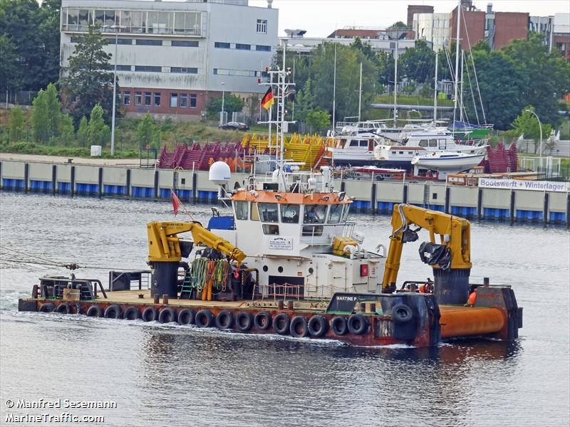 martine p (Utility Vessel) - IMO 9640762, MMSI 235091541, Call Sign 2FIL4 under the flag of United Kingdom (UK)