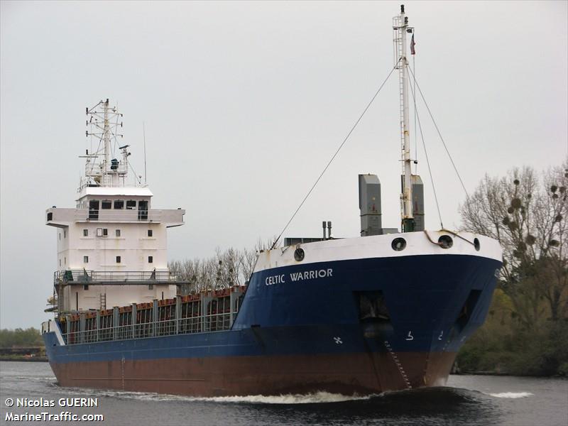 celtic warrior (General Cargo Ship) - IMO 9129134, MMSI 235108405, Call Sign 2IBU5 under the flag of United Kingdom (UK)