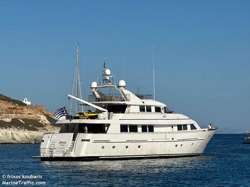 idylle (Yacht) - IMO 1005863, MMSI 240267900, Call Sign SVA9778 under the flag of Greece