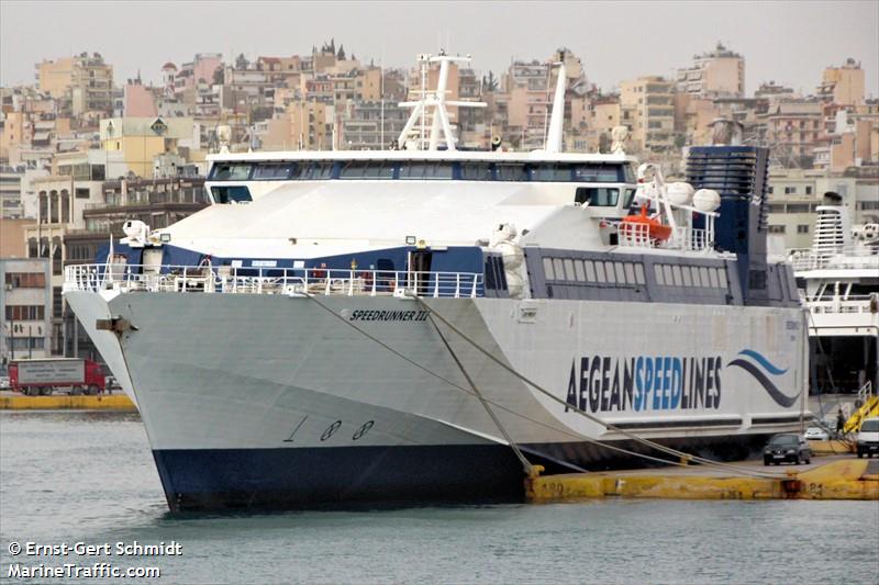 speedrunner iii (Passenger/Ro-Ro Cargo Ship) - IMO 9141871, MMSI 240932000, Call Sign SVAF3 under the flag of Greece