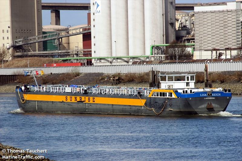 lisa reich (Tanker) - IMO , MMSI 244140062, Call Sign PD8518 under the flag of Netherlands