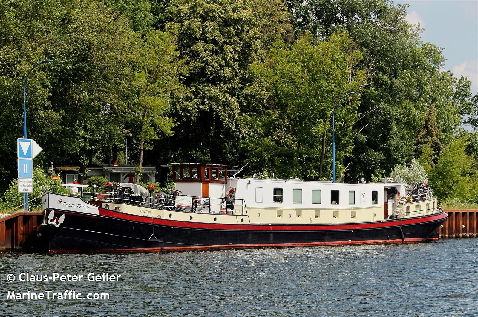 felicitas (Passenger ship) - IMO , MMSI 244700153, Call Sign PD3660 under the flag of Netherlands