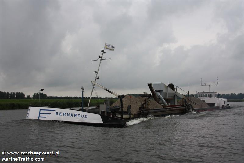 bernardus (Dredging or UW ops) - IMO , MMSI 244710443, Call Sign PB7873 under the flag of Netherlands