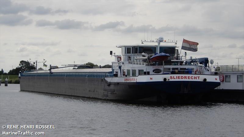 janna-maria 3 (Cargo ship) - IMO , MMSI 244730977, Call Sign PD3999 under the flag of Netherlands