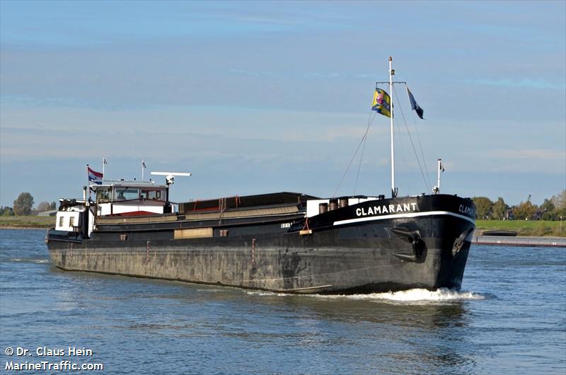 clamarant (Cargo ship) - IMO , MMSI 244750183, Call Sign  PD6481 under the flag of Netherlands