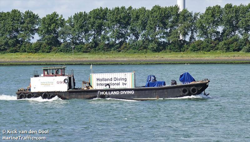 holland diving 1 (Dredging or UW ops) - IMO , MMSI 244780602, Call Sign PE7636 under the flag of Netherlands
