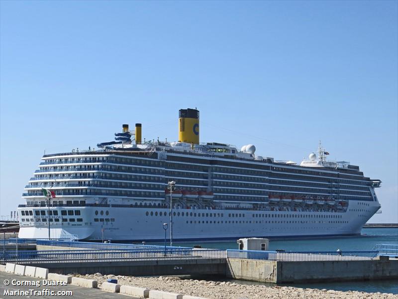costa mediterranea (Passenger (Cruise) Ship) - IMO 9237345, MMSI 247088200, Call Sign IBCF under the flag of Italy