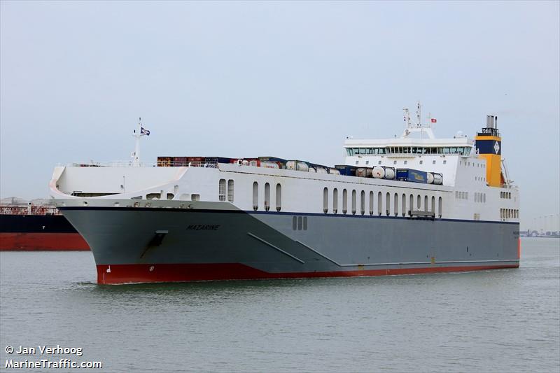 mazarine (Ro-Ro Cargo Ship) - IMO 9376696, MMSI 249673000, Call Sign 9HA4332 under the flag of Malta
