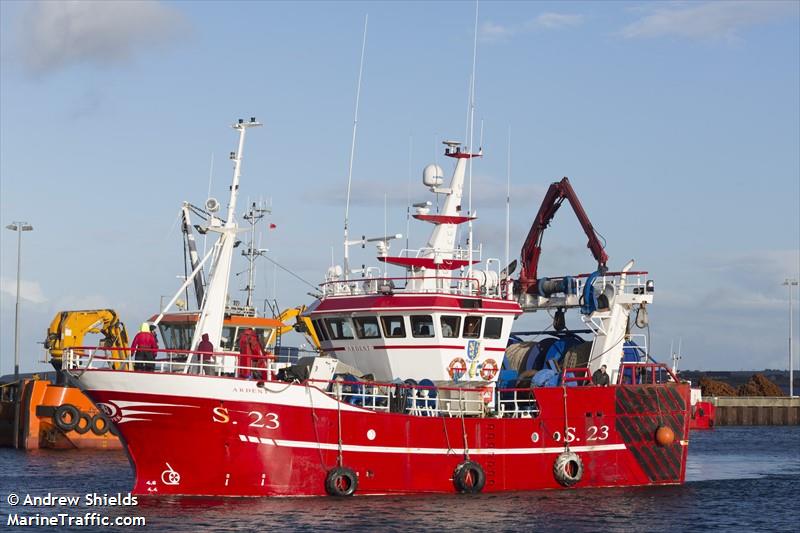 ardent (Fishing vessel) - IMO , MMSI 250000957, Call Sign EIBP5 under the flag of Ireland