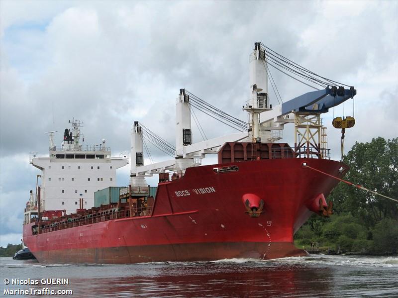 bocs vision (General Cargo Ship) - IMO 9359961, MMSI 255806145, Call Sign CQAD7 under the flag of Madeira